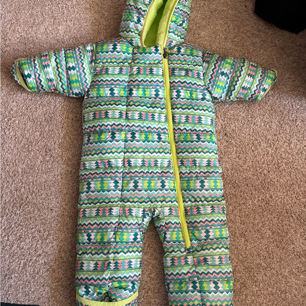 Columbia Snuggly Bunny Baby Bunting / Snowsuit with Hood